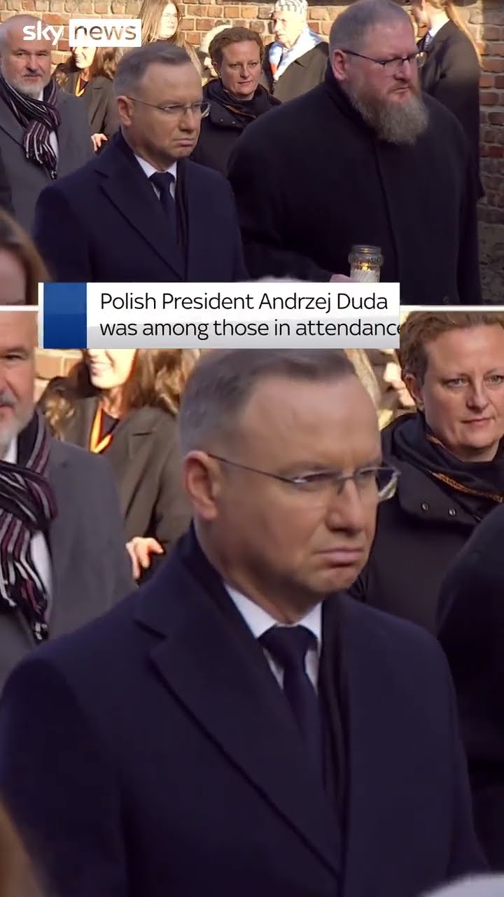 Survivors gather for Auschwitz ceremony