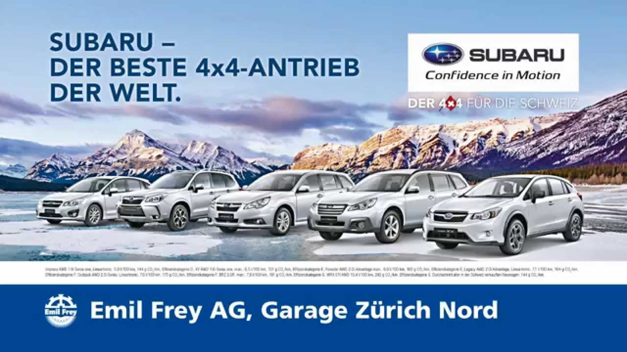 Subaru Wetterspot der Emil Frey AG Garage Zürich Nord