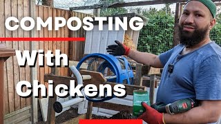 This Is the Easiest Way To Make Compost - Composting with Chickens by My Family Garden 2,511 views 11 months ago 10 minutes, 54 seconds