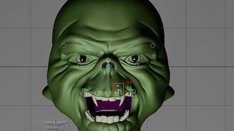 DEMO: Facial Rig using IKBoost and Bones in Lightwave3D