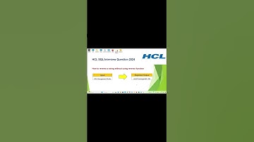 Most Asked Interview Question in HCL | How to reverse a string without using reverse function - SQL
