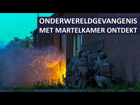 Politie Landelijke Eenheid - Politie ontdekt onderwereldgevangenis met MARTELKAMER