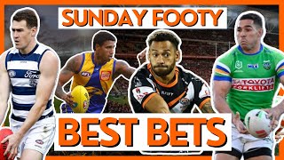 AFL & NRL Sunday 3x Best Bets | Betting Tips & Preview Of All 4 Games