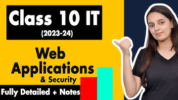 Web Applications and Security Class 10  Information Technology Code 402 | DBMS Class 10 IT Unit 4