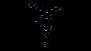 Codeforces Sheet 1 Problem:(B) Solve