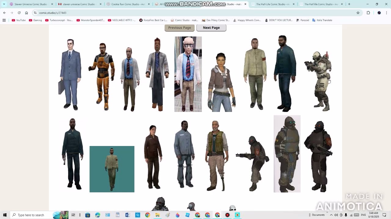 The Half-Life Comic Studio was the first early valve games before Garry's Mod