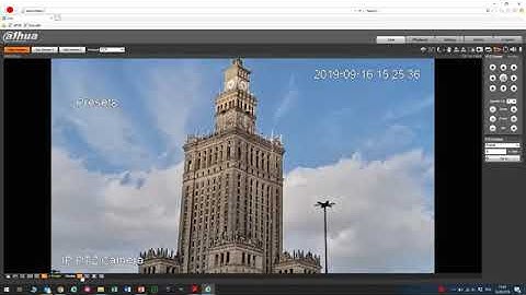 50X AI PTZ Face Recognition from 320 meters! Warszawa PKiN