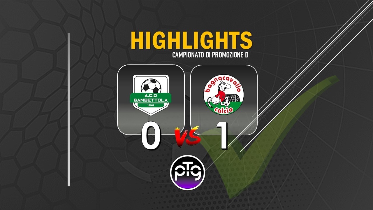 HIGHLIGHTS | Gambettola vs Bagnacavallo 0-1 (Promozione D)