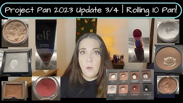 Project Pan Rolling 10 Pan Update #3/4