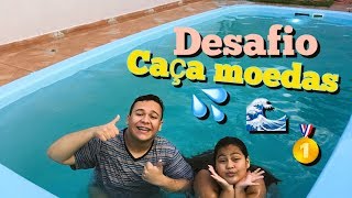 Desafio: Caça moedas #piscina