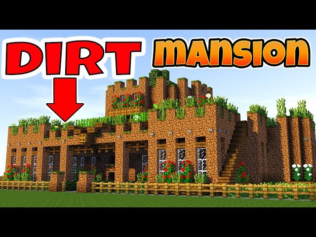 Minecraft Player Shows Off Impressive Dirt House