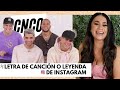 CNCO Adivinan Instagrams vs Letras de Canciónes