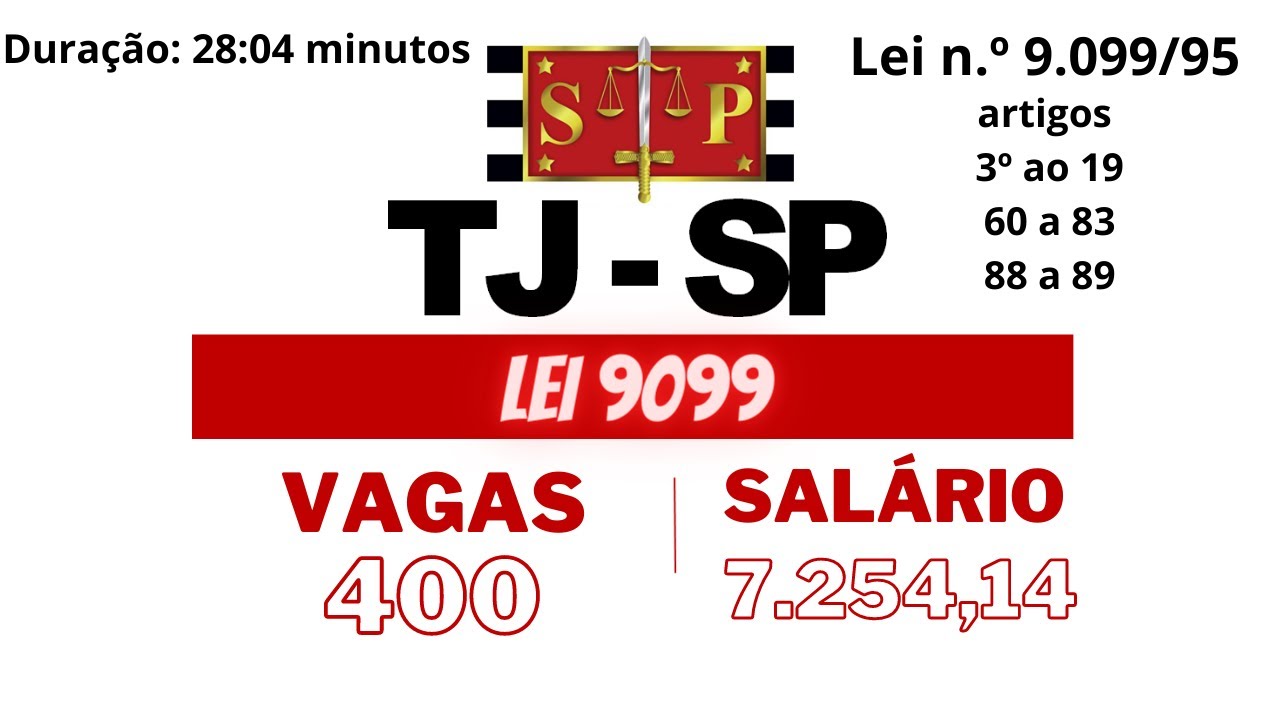 Lei 9099 95 Projeto TJSP Sem Cursinho YouTube lei-9099-95-projeto-tjsp-sem-cursinho-youtube