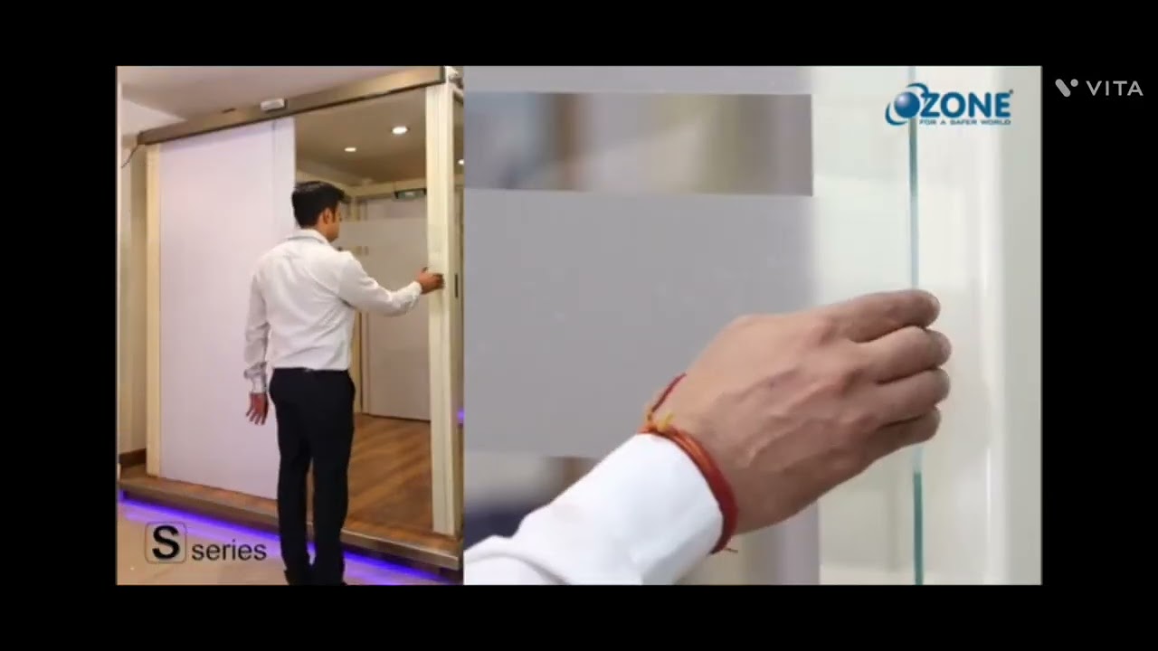 Tffan door slyding ,ll automatic sensor door 12mm  taffan j k glass works