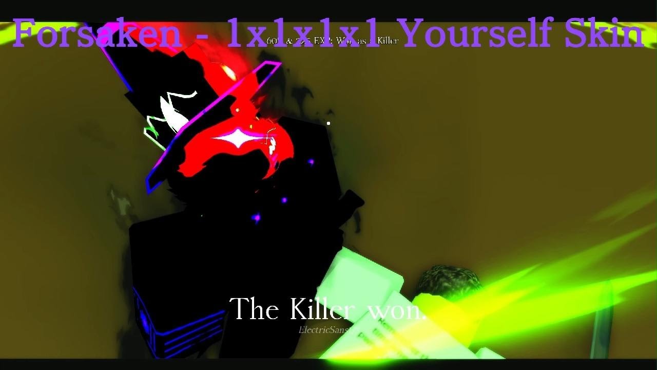 Roblox Forsaken - 1x1x1x1 Yourself Skin Gameplay - YouTube