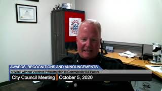 City Council Meeting - 10/5/2020