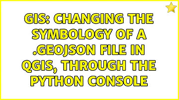 GIS: Changing the symbology of a .geojson file in QGIS, through the Python console
