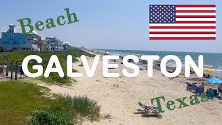 Galveston beach.Texas, USA/Пляж Гальвестона, штат Техас, США.