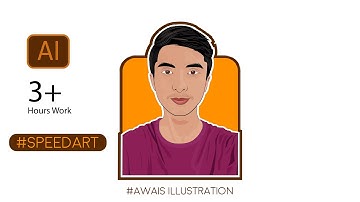 Vector Art - Vector Portrait Tutorial illustrator Mouse - Illustrator Tutorial