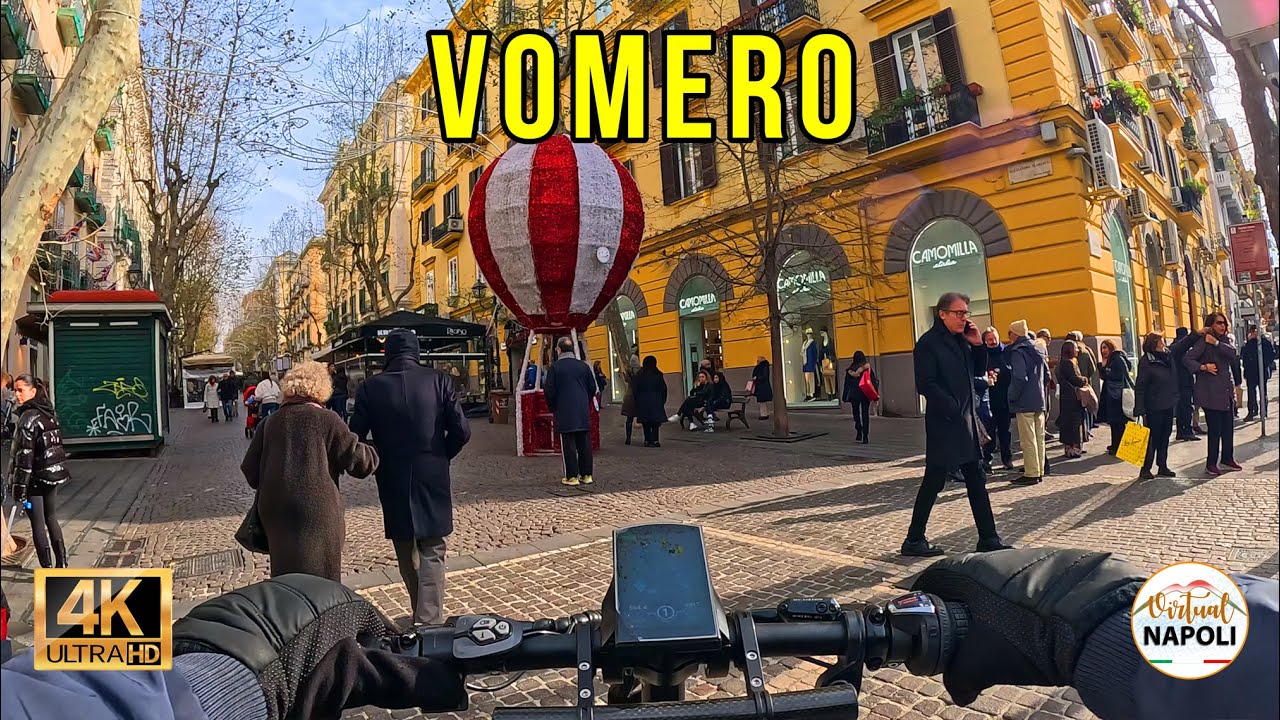 Vomero Napoli January 2024 Bikeride 4K UHD