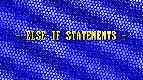What is an Else If Statement? (C# vs Python)