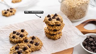 Healthy 3 Ingredient Protein Cookies