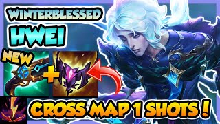 ❄️ Winterblessed Hwei MELTS hearts AND HEALTHBARS | Season 14 PBE Gameplay | Erick Dota