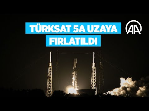 TÜRKSAT 5A uydusu uzaya fırlatıldı