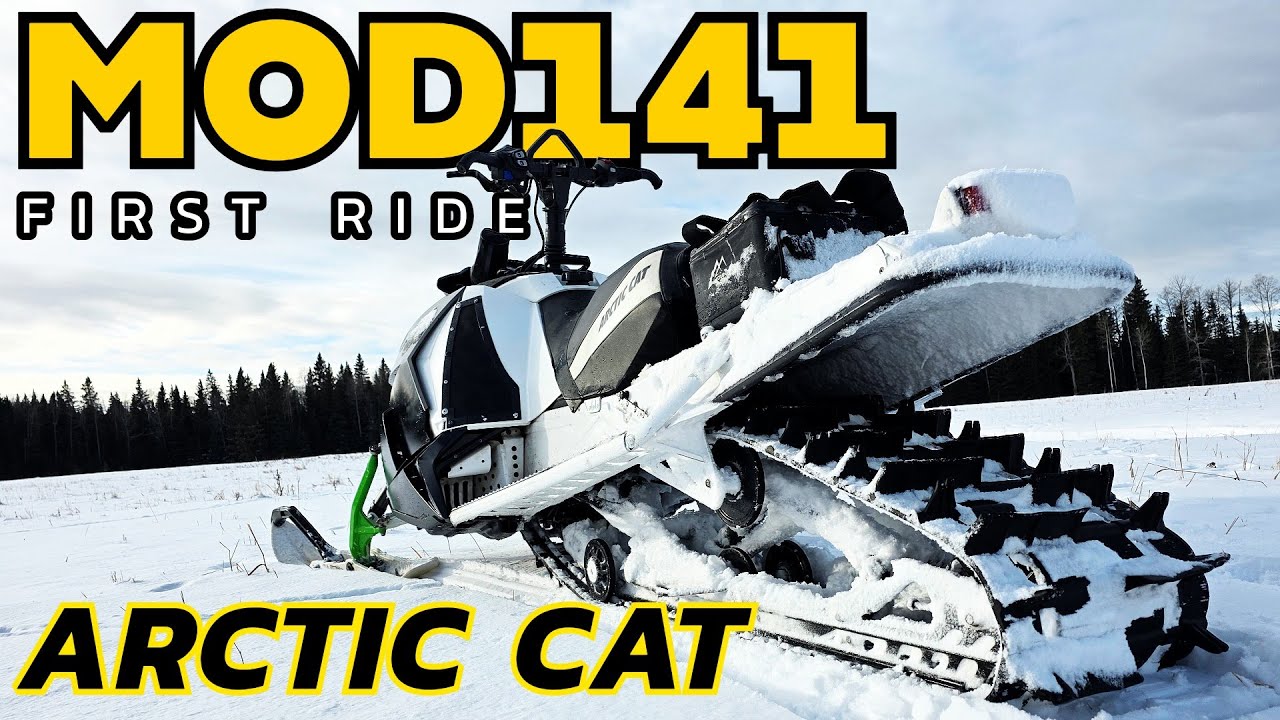 First Ride of the Year 2026! Arctic Cat MOD141 DRIFT RIPS