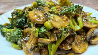 Try this Mushrooms & Broccoli Recipe!!