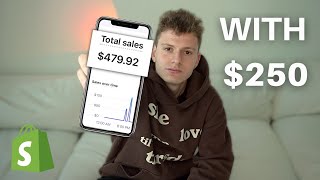 I Tried Dropshipping With $250 (Realistic Results)