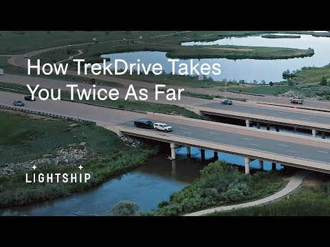 How far can a truck tow an 8,000-pound trailer before needing to refuel or recharge? - video from Lightship