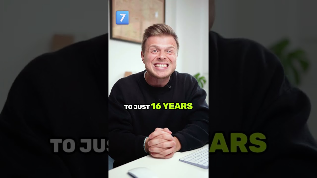 10 Shortest Careers 🤯 (average span) #shorts