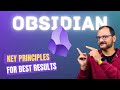 Obsidian Core Principles for Beginners