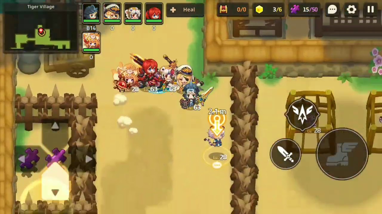 Guardian Tales - Tiger village (folktale) - YouTube