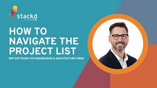 How to Navigate the Project List in Stackd by DesignTIME