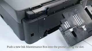 How to use C-MC-G02 INK Maintenance Cartridge?