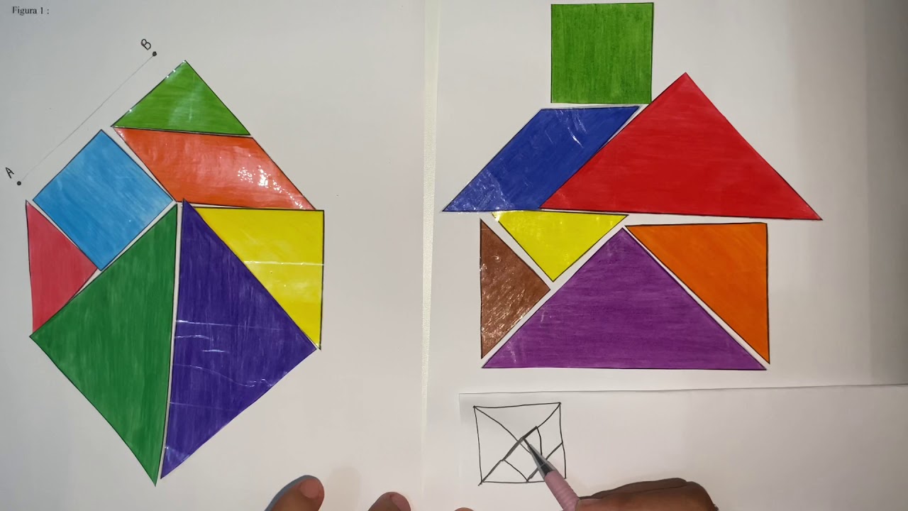 Como calcular figuras geométricas utilizando o Tangram