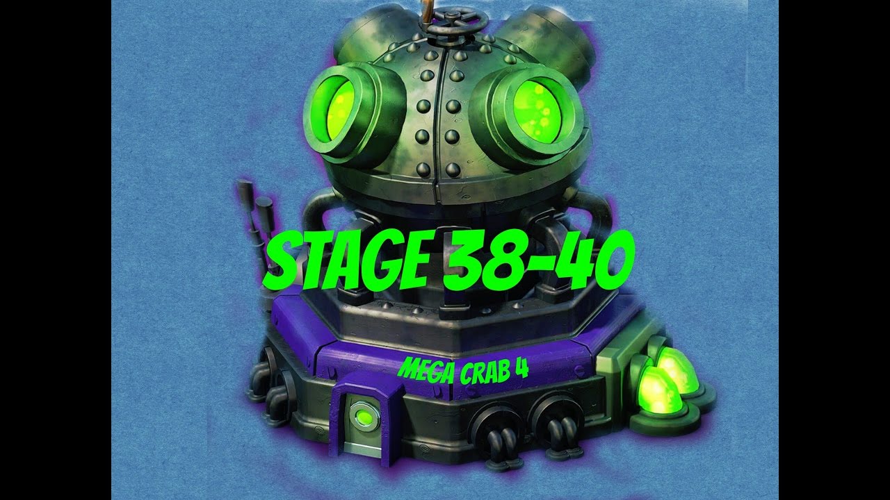 Boom beach || mega crab 4.0 || stage 39,40 and 41 solo ||