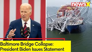 Baltimore Bridge Collapse | Joe Biden Issues Statement | NewsX