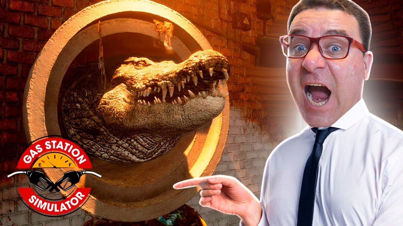 GAS STATION SIMULATOR #13 | ENCONTREI UM MONSTRO NOS ESGOTOS