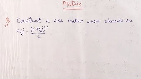 "Mastering Matrices: Complete Guide for Class 12 | 2025 Board Exam Preparation" part-1st