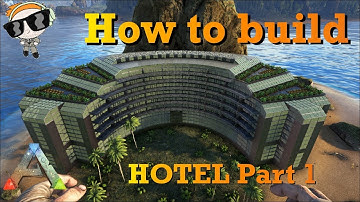 ARK Hotel Build: Part 1 || Official Settings, NO MODS || Advanced Circle Building Tutorial