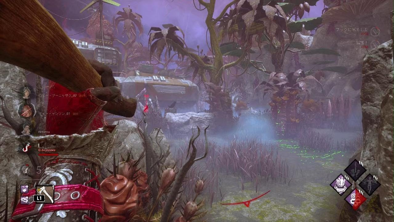 ハントレスで2人と対戦