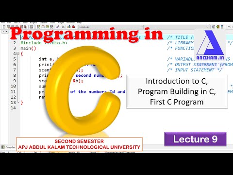 Introduction to C