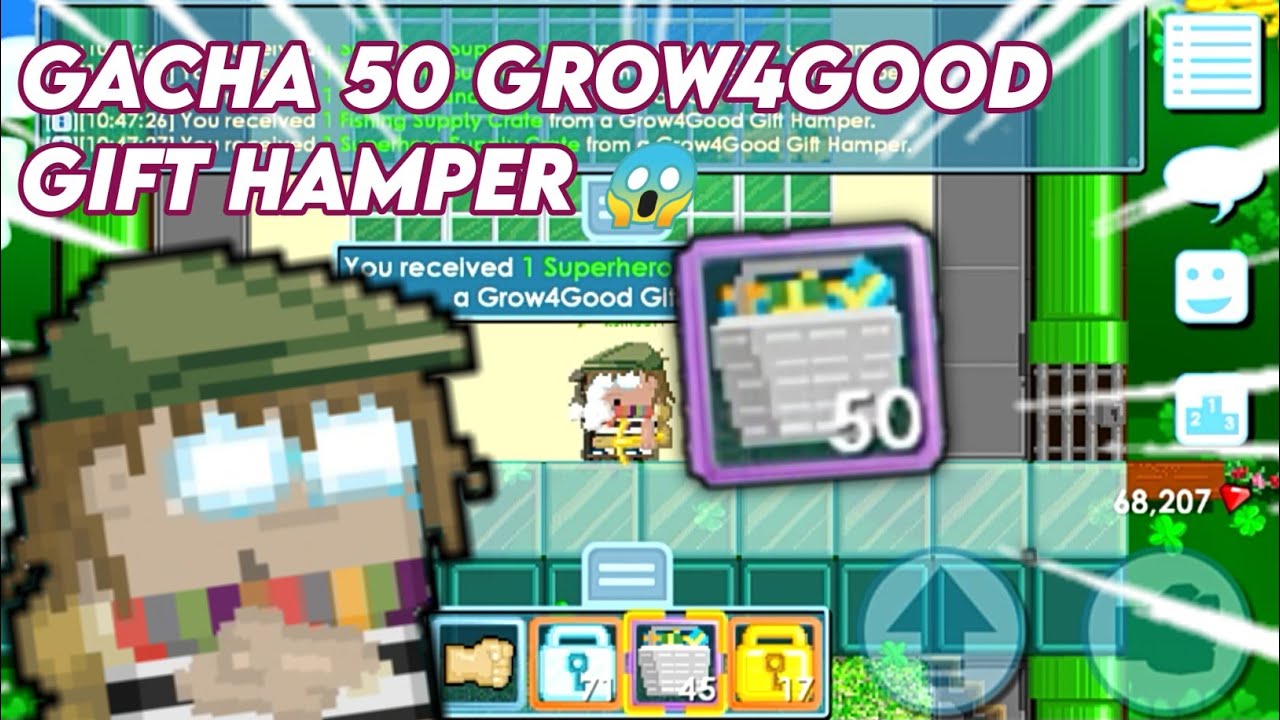 GACHA GROW4GOOD GIFT HAMPER | GROWTOPIA