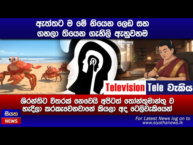 ඇත්තට ම මේ නියෙන ලෙඩ සහ ගහලා තියෙන ගැහිලි ඇහුවහම ශිරන්තිට විතරක් නෙවෙයි අපිටත් තෝන්තුමාන්තුව හැදිලා