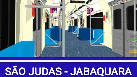 #OPENBVE Linha 1- Azul Trecho entre São Judas e Jabaquara | Tue Frota L