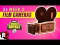 Guía Fortnite Battle Royale: mapa y vídeo para el desafío baila frente a cámaras de cine