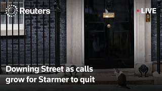LIVE: View of Downing Street as calls grow for Starmer to quit